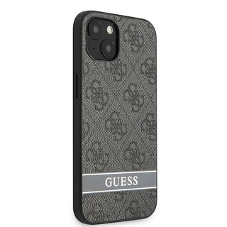 Guess 4G Pu Leather Case With Bottom Printed Stripe - iPhone 13 Mini