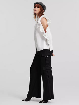 Satin Cargo Pant