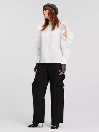 Satin Cargo Pant