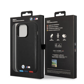BMW M Collection Pu Leather Case With Logo - iPhone 14 Pro
