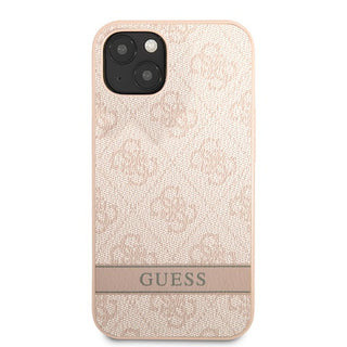 Guess 4G Pu Leather Case With Bottom Printed Stripe - iPhone 13 Mini
