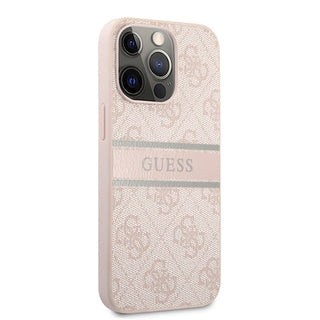 Guess 4G Pu Case With Printed Stripe - iPhone 14 Pro